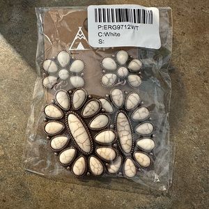 Brand new stone earrings